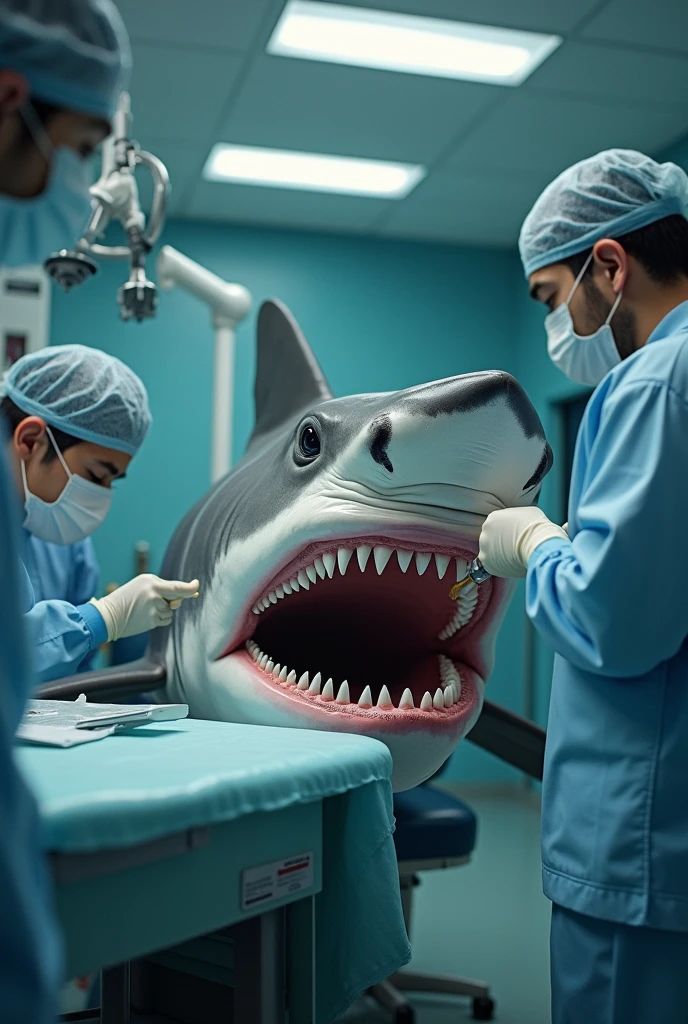 hospital、shark
