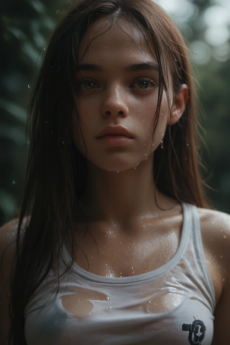 PENIS ON FACE CUM ON FACE SPERM EYES §,chained bondage , YOUNG European VERY SKINNYFLAT CHEST girl in deep pit trap in forest sitting, porn scene masturbate ,