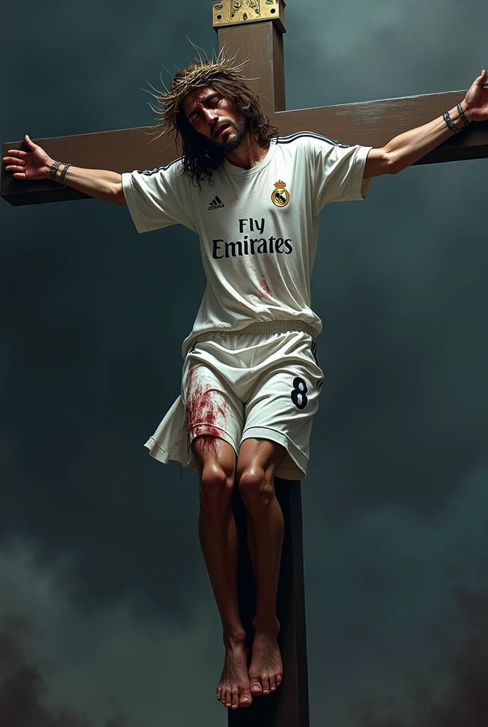 arafed man with cross in rain with arms outstretched, justin bieber, water dripping off him, his arms spread, xxxtentacion, his arms spread. ready to fly, crucifix, shirtless, crosses, rain!!!!, in the rain, of a shirtless, carnal ) wet, wearing cross on robe, wash off in the rain, jesus on the cross