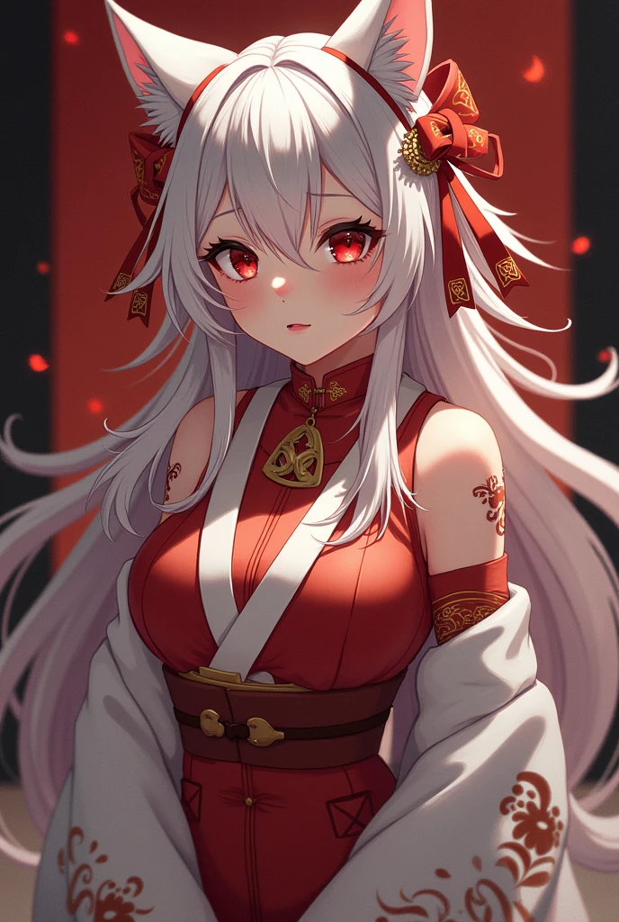 Prompt:

“A high-resolution image capturing the upper body of a figure wearing a traditional Japanese kimono, which is partially open to reveal intricate tattoos from the neck down to the chest. The figure is adorned with a Japanese Hannya mask, featuring sharp, red eyes and a hollow gaze, exuding an eerie and ghostly aura. They are sticking out their tongue, and two horns protrude from their head. The scene has a mystical, horror-themed atmosphere.”