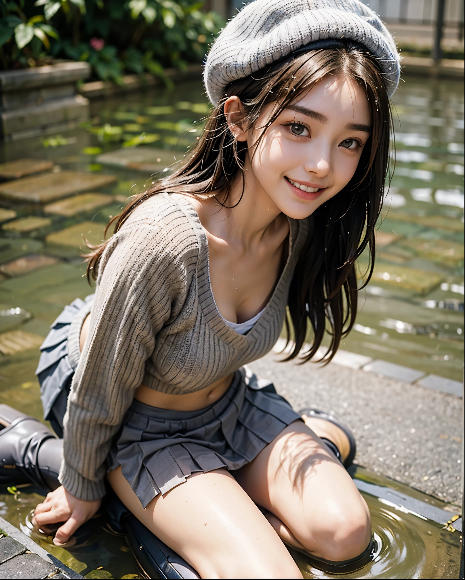 Very detailedな CG Unity 8k 壁紙, Highest quality, Very detailed, masterpiece, Realistic, photo Realistic, ((squat、Legs apart:1.5))、Squat、Bend your knees and open them、Very detailedなかわいい 14 歳の女子, (((Try lifting your skirt))), (Lift it yourself), Camel Toe、Natural Makeup、(masterpiece:1.3, Highest quality, Ultra-high resolution, Very detailed), (Realistic:1.1, photoRealistic:1.4)、School Life、In the classroom、Enjoying alone、Blushing、Xiaowa、Beautiful detailsまでこだわった髪, Beautifully detailed face, Beautiful details, Camel Toe、Beautiful clavicle, Beautiful body, Beautiful breasts, Beautiful thighs, Beautiful feet, Beautiful fingers,
View your viewers, 1 Girl, Japanese, 、smile、Perfect Face, (Perfect Anatomy, Anatomically correct), Cute and symmetrical face, Baby Face, 細部にまでこだわったWhite skin, Skirt flip、Camel Toe、Skirt flip、((Lower body naked))、((Lolita Dress))、( side twin tails:1.5,brown、Scrunchie), Asymmetrical bangs, black eye, Long eyelashes, (Small Box)、Very slim figure、thin, blush, Lips parted, Looking at the audience ((ピンクのLolita Dress服:1.5))、Detailed slender legs、White skin、Skirt flip、Camel Toe、Skirt flip、(2 legs、Black long tights:1.2)、((One young junior high school student))、