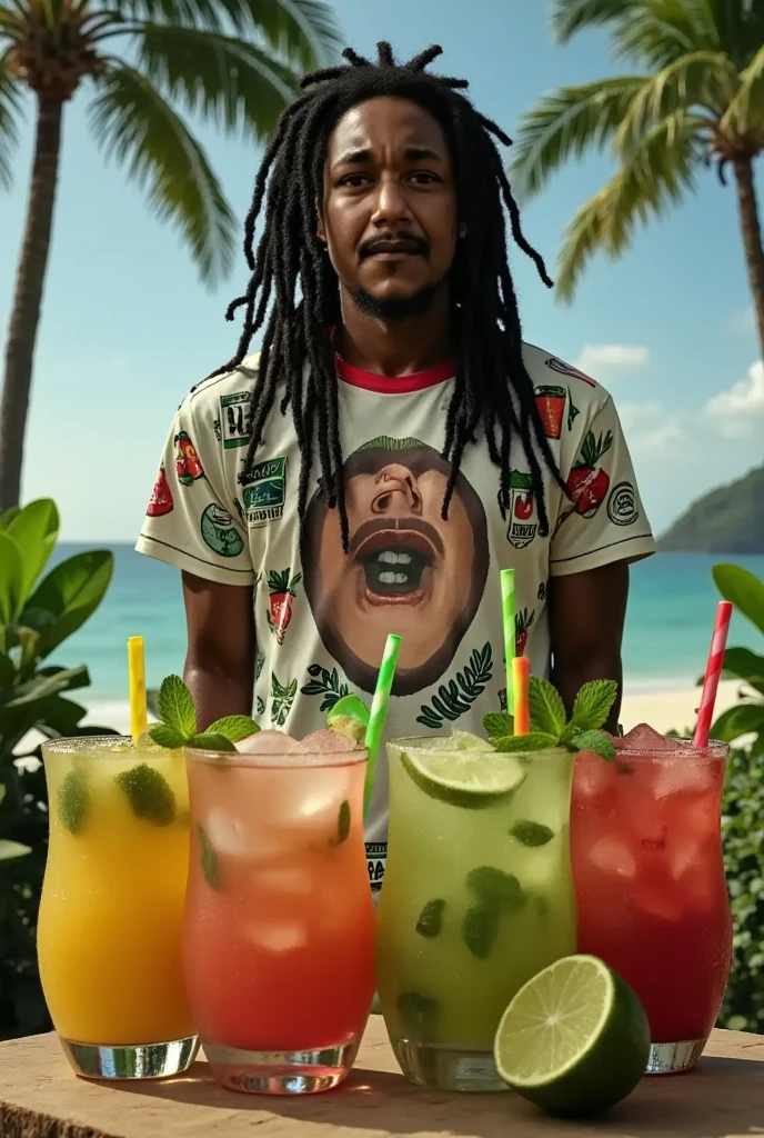 BOB MARLEY AND MOJITOS OF MANY FLAVORS