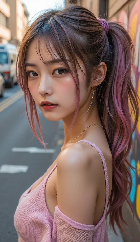 Mini dress、Silver Hair、Sexy big boobs,15 year old beautiful girl looks sexy and cute&Cute beautiful sexy face、A strong wind blows my hair in front of my face、Double teeth、Reduces the appearance of nasolabial folds、Fluttering exy Big 、Sexy cute looks and cute 15 year old beautiful girl, beautiful and sexy face、A strong wind blows my hair in front of my face、beautiful long blonde French braided hair、beautiful, Cute and sexy eyes hidden behind long bangs、Glaring、Eyes welling up with tears、Mini dress、Pink Hair、