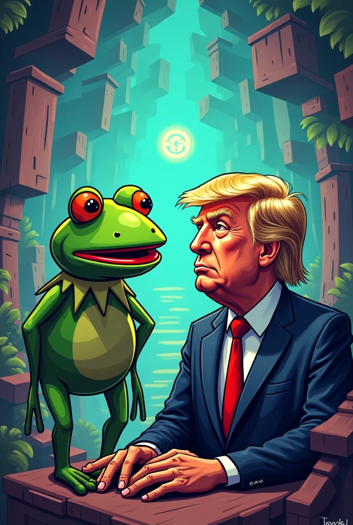 Donald Trump meets a frogpriest