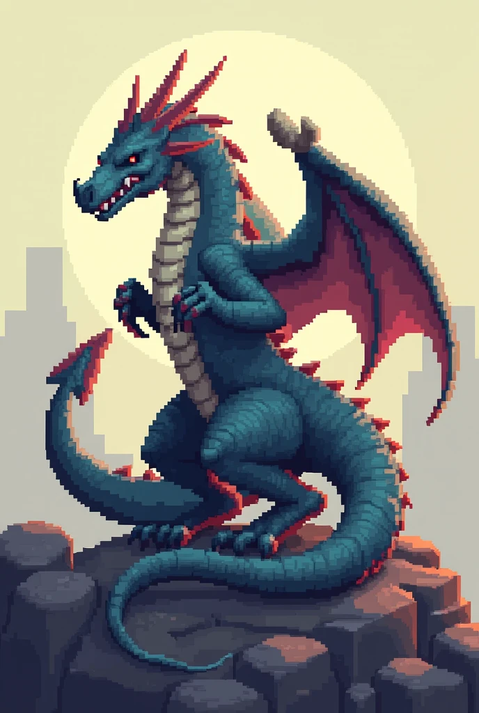 Pixeliated Dragon