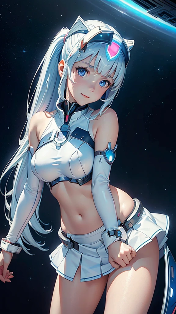 Anime girl with white hair and black outfit kneeling on a ledge, the anime girl is crouching, menina bonita do anime agachamento, 2. 5 d cgi anime fantasia arte, Menina elfa, menina anime sedutora, Artgerm extremamente detalhado, fanart melhor artstation, cushart krenz arte chave feminina, 8k arte detalhada de alta qualidade, arte de anime digital detalhada