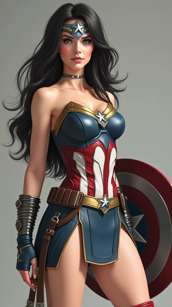 Red warrior, long hair, detailed, 1 girl, beautiful, 8k, artwork, ultra realistic, medieval fantasy, armor, steel breastplate, steel gauntlets, steel gloves, kneeling, from behind, bending, leaning, steel boots, short skirt, red skirt, back, white panties, thong, thong panties, panties appearing, view from below, cupskirt, ameltoe, nsfw, pantyshot, RAW, very hot sexy girl, naked, exposed, vibrant, 18 years old, Full-body shot, ((sexy lips)), beautiful black eyes, small breast, ((purple long hair)), detailed collarbones, and chest, smooth skin, sparkling pupils, feminine allure, oil painted, eye-catching composition, digital painting, detailed digital painting, concept art, detailed painting, painterly illustration, nice contrast, very detailed digital painting, glow light, freckles at cheeks, exposed nipples, NSFW, ((tanned body skin)), white breast
