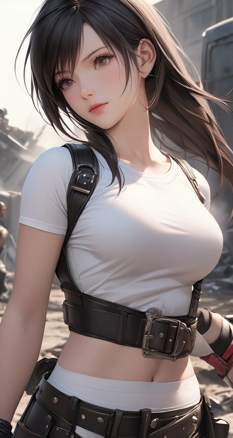 nsfw,{{{masterpiece}}}, {{{best quality}}}, {{ultra-detailed}}, {{an extremely delicate and beautiful}}
, Tifa, 20 years old, huge breast voluptuous breasts, gigantic breast, breast focus
BREAK {torn tanktop:1.4} , {torn bra:1.4}, {torn skirts:1.4}, {nipples visible}