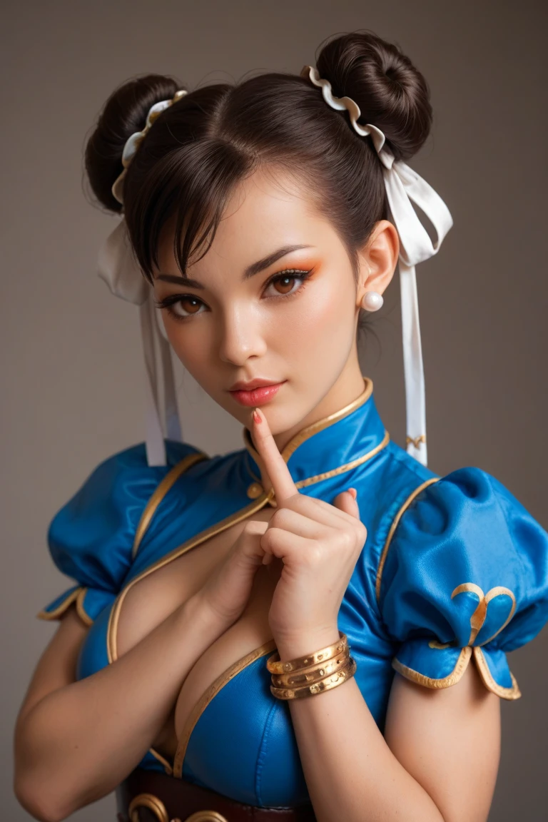 ((ultra realistic)), extra details , ((perfect portrait)), yellow minions chun-li Hipster Fashion (Global) , fast kicking, really intricate details background of a park , <lora:chun liV1:0.6>