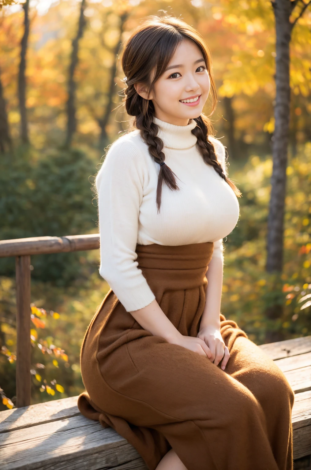 masterpiece, best quality, highly detailed, 1girl, solo, twintails, off-shoulder sweater, choker, jacket, hairband, looking at viewer, smile, blush, Wide Smile, Eyes Detailed & Wide, sexy Pose. Ultra HD, Rococo-Inspired Fantasy Art With Intricate Details. Cute, Charming Expression, Alluring-Gaze, looking at viewer Beautiful Eyes, An-Ideal-Figure. Large Youthful Well-Shaped-Breasts, Massive-Round-Bosom, Décolletage. slim waist, fit body, full lipsWarm lights , woman in a dreamy forest at night, with fluffy hair, delicate face, realistic, real, slim, large aperture, sexy shots, attractive poses,Stunnin gly beautiful merge of Ariel Winter,, Molly Quinn, And Miranda Cosgrove. symmetrical face, photorealistic, photography, path tracing, specular lighting, volumetric face light, path traced hairmaximum quality{(masutepiece) (8K High Resolution) (top-quality) In the style of breath of the wild.