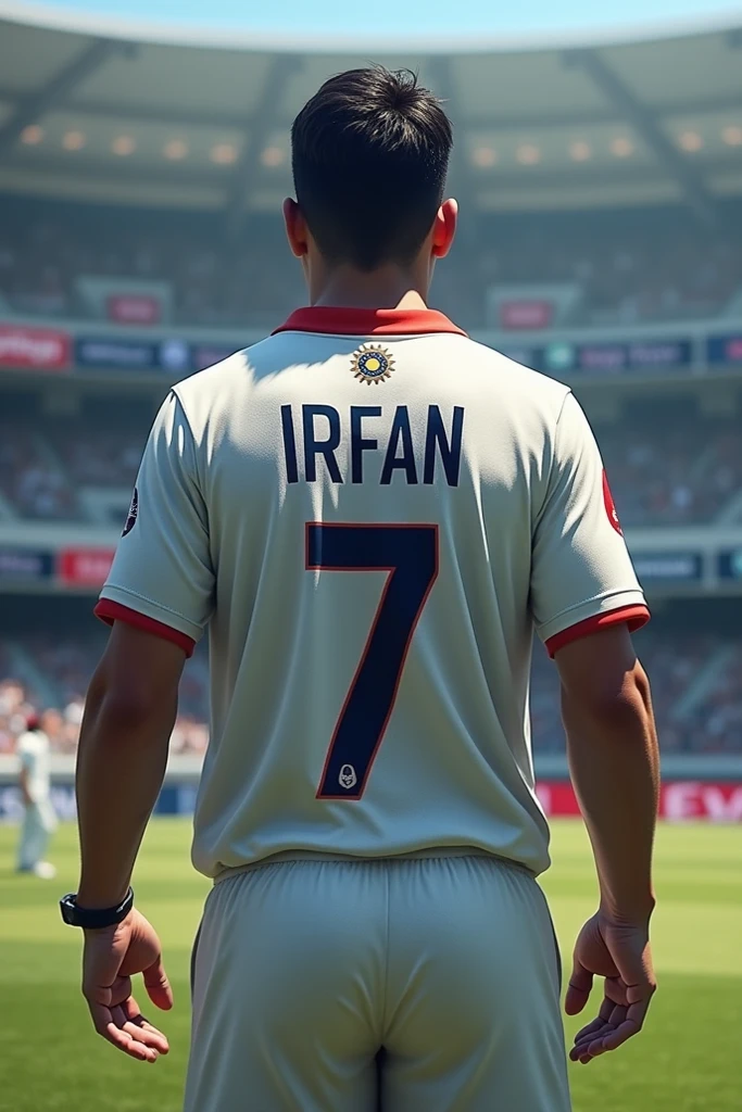 I wear a Chelsea uniform with the name ADIKA on the back at the stadium