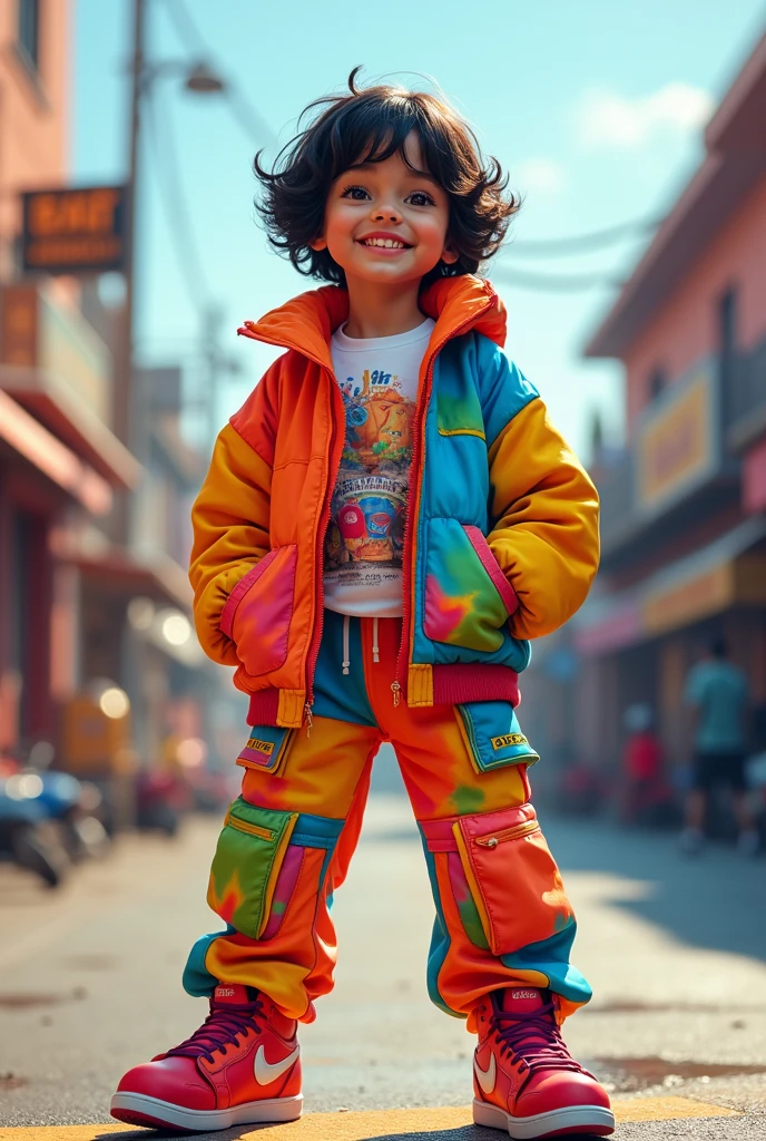 The 8-year-old ??? wearing Balenciaga clothes