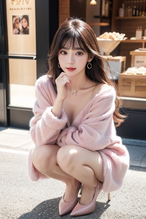 (8k, highest quality, ultra detailed:1.37), (Hana), 18yo, (a South Korean beauty influencer), collaborates with a renowned cosmetics brand for a vibrant campaign. Dressed in a stylish outfit that complements the colorful makeup, Hana exudes confidence and beauty. The high-resolution image captures ultra-detailed realism, highlighting Hana's captivating eyes, flawless complexion, and trendy hairstyle. The vibrant and eye-catching backdrop enhances the overall visual appeal, showcasing Hana's expertise in the beauty industry.