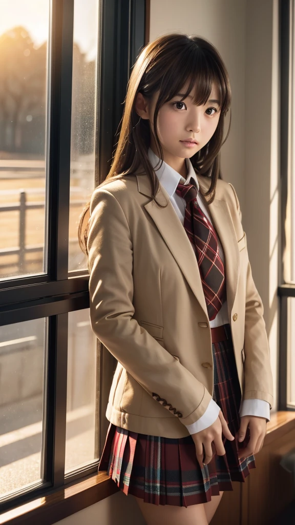 (RAW photo:1.2), (realistic:1.4), beautiful detailed girl, very detailed eyes and face, detailed and beautiful eyes, huge file size, Super detailed, High resolution, very detailed, highest quality, masterpiecei, ((Japanese girl)),((Japanese girls' high school uniform)), figure, very detailed, CG, unified, 8k wallpaper, wonderful, small details, masterpiece, highest quality, very detailed CG uniform 8k wallpaper, light shines on your face, cinematic lighting, 1 girl, 16 years old, ((No panties)), ((dynamic pose))), (camel toe), (half), (sit with your knees bent)), nude, naked, totally naked, nipple, visible pussy, pussy,(small breasts),(flat chest),black hair,,exposed, bed, lying on bed, Lying, On your back, (anxious look),((Fearful expression)),((Tied up with hands behind back)),Ponytail Hair