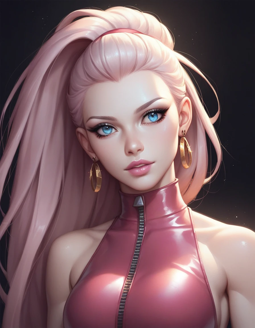 ((Masterpiece, best quality,edgQuality)),smirk,smug,
edgKM, a woman in a pink and green dress and sunglasses ,wearing edgKM,high fashion
<lora:edgMoss:1>