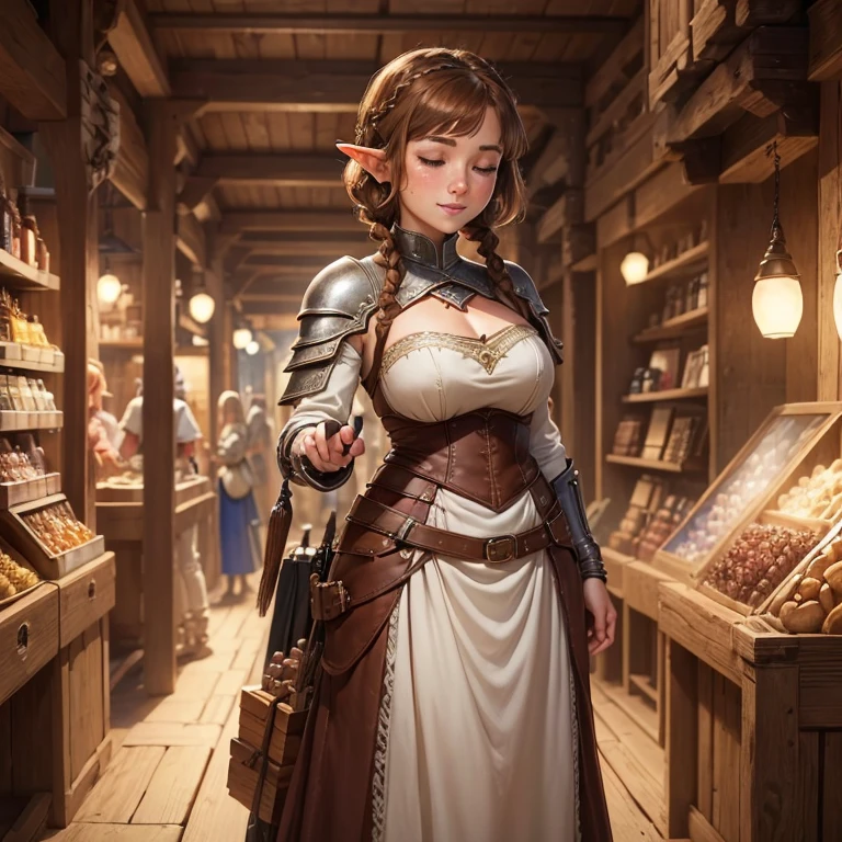 <lora:SpyWorld50s:1>SpyWorld50s, portrait, looking at viewer, solo, (full body:0.6), detailed background, detailed face, (<lora:CulturePunkBundle-000007:0.5>, fairytaleai, fairytale theme:1.1), greedy smile, dynamic pose, shop owner, (Black:0.8) simple merchant clothes, cluttered (medieval market stall:1.1), (sacks:0.8), (boxes:0.8), (shelves:0.8), selling wide variety of medicine, medicine bottles, medicinal herbs, decoctions, bandages, first aid, , spy-theme, 50s, (Masterpiece:1.3) (best quality:1.2) (high quality:1.1)