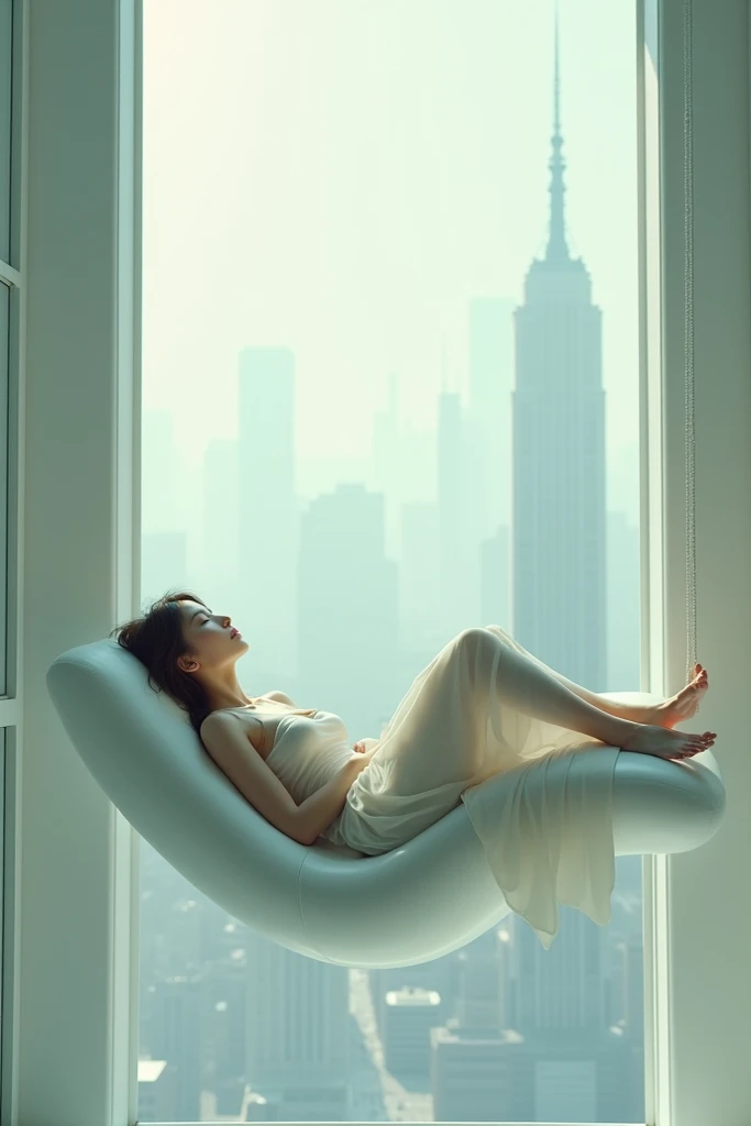 Beauty girl in a bathtub with a view of a city, a hyperrealistic painting by Konrad Witz, shutterstock, fine art, bathtub, bubble bath, milk bath photography, relaxing after a hard day, lara croft relaxing, relaxing, 🤬 🤮 💕 🎀, anna nikonova aka newmilky, 1614572159
