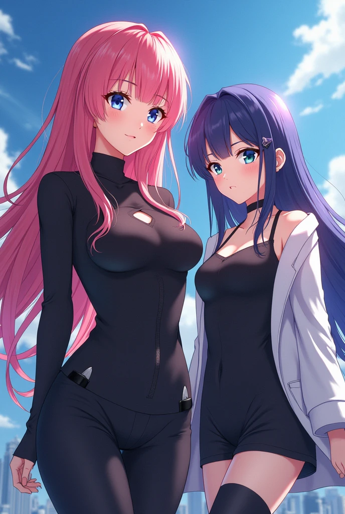 (masterpiece:1.37), best quality, (extremely detailed:1.37), woman, mature, adult, large breasts, very long hair, (straight hair:1.5), dark purple hair, purple eyes, (extremely detailed eyes:1.37), crop top, cleavage, navel, jeans, open fly, (groin:1.25), desperation, (wetting: self 3.0), standing, city, futuristic, neon lighting, high-tech, street