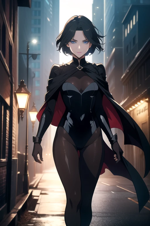 Selene, Kate Beckinsale, nude on top of church roof at night, heavy rain, lightning, open legs showing her pussy, underworld, pubic hair, perfect eyes, beautiful face, vampire cape, dark hair, pantyhouse, gloves, vampire teeth, blood