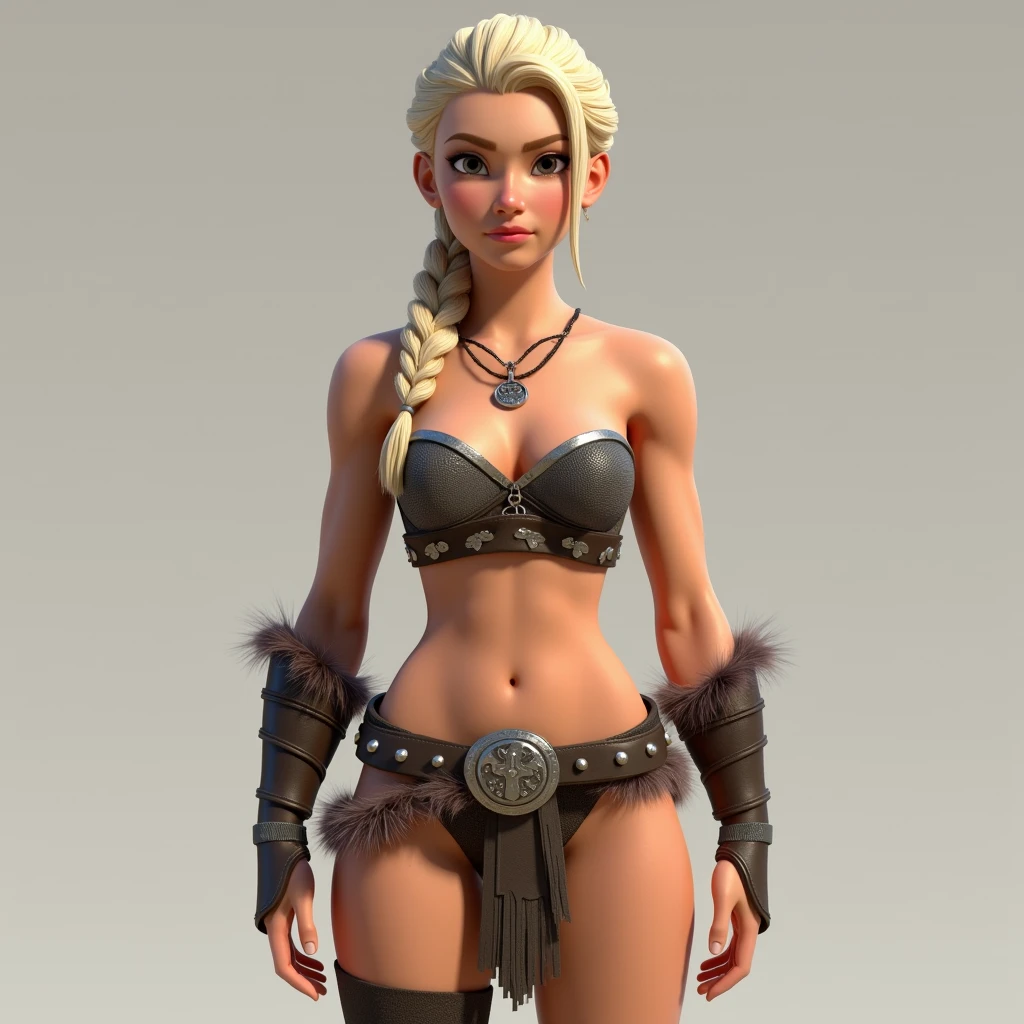 ((Full body photo, standing, feet on the floor)) score_9, score_8_up, score_7_up, score_6_up, 2girls, BREAK elsa (blonde hair, braid, gladiator sandals, leggings and crop top, tied, tied, rope, blushing, kneeling :1.2) BREAK anna (gladiator sandals hair, brown, braided braids, sexy PVC dominatrix outfit, standing with hand on hip, sexy and authoritative: 1.3), dimly lit dungeon, rope, (cinematic lighting: 1 ,4).