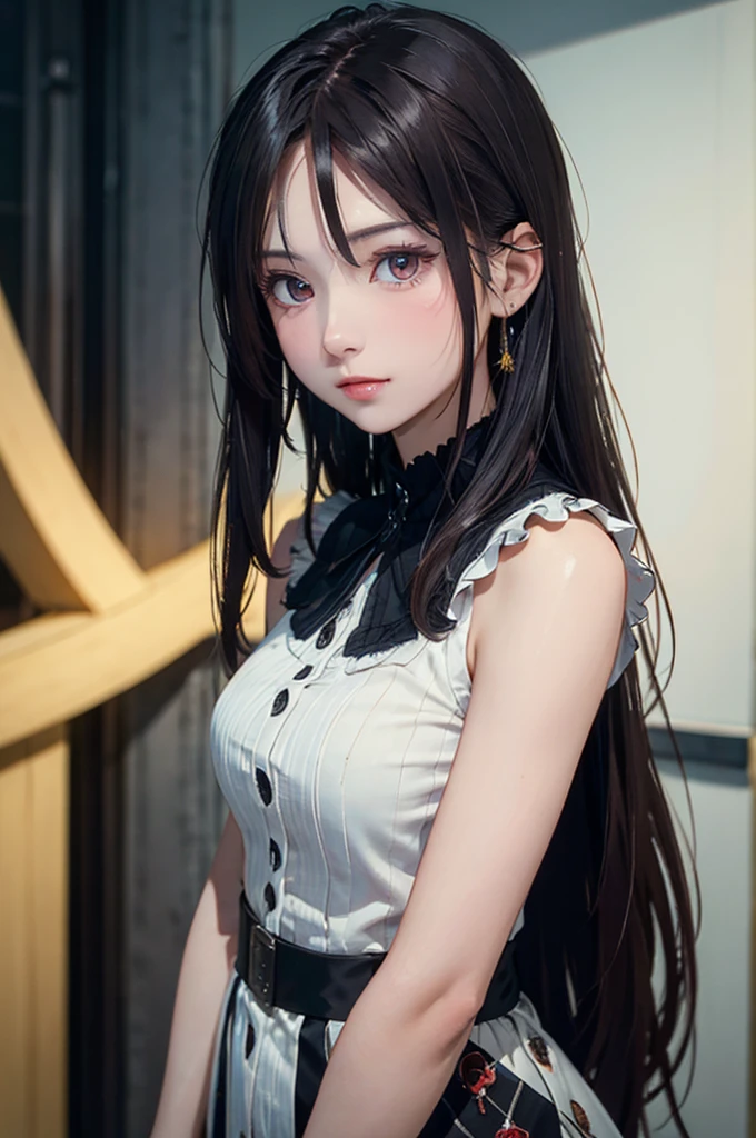 black hair, bangs, curtained hair, crossed bangs, long hair, messy hair, ponytail, very long hair, black hair, bangs, curtained hair, crossed bangs, long hair, messy hair, ponytail, very long hair, big hair, side bun, hair ears, tied hair, hair flaps, widow's peak, tiara, hair ribbon, kanzashi, hairpods, white hairband, mole under eye, raised eyebrows, eyeball, evil smile, crazy, shy, frown, jitome, gloom (expression), seductive smile, anime, Minimalism, anime style, anime, Minimalism, anime style, pov, from above, UHD, retina, masterpiece, ccurate, textured skin, super detail, high quality, high details, award winning, best quality, highres, 16k, UHD, retina, masterpiece, ccurate, textured skin, super detail, high quality, high details, award winning, best quality, highres, 16k