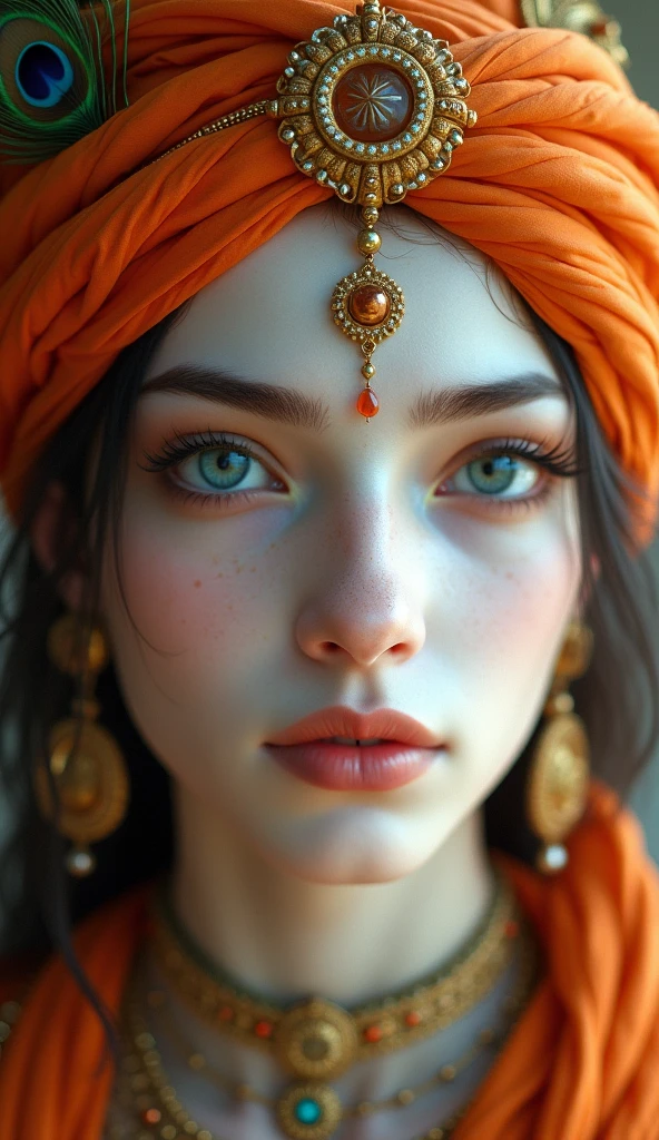 a close up of a person with a bow and arrows, handsome prince of persia, beautiful androgynous prince, hindu aesthetic, 8k portrait render, beautiful avatar pictures, inspired by Kailash Chandra Meher, fanart, delicate androgynous prince, ashoka tano, from ramayan, beautiful character painting, official art, handsome prince ,prince of India , orange Turban with one hair of pi-cock , 8k , ultra high res, (photorealistic:1.4),
tianfeng_filmgirls,
bad_prompt_verson2,
ng-deepnegative_v1_75t,
verybadimagenegative_v1.3, slightly blue eyes , no dark skin ,  white skin color , musical body  
