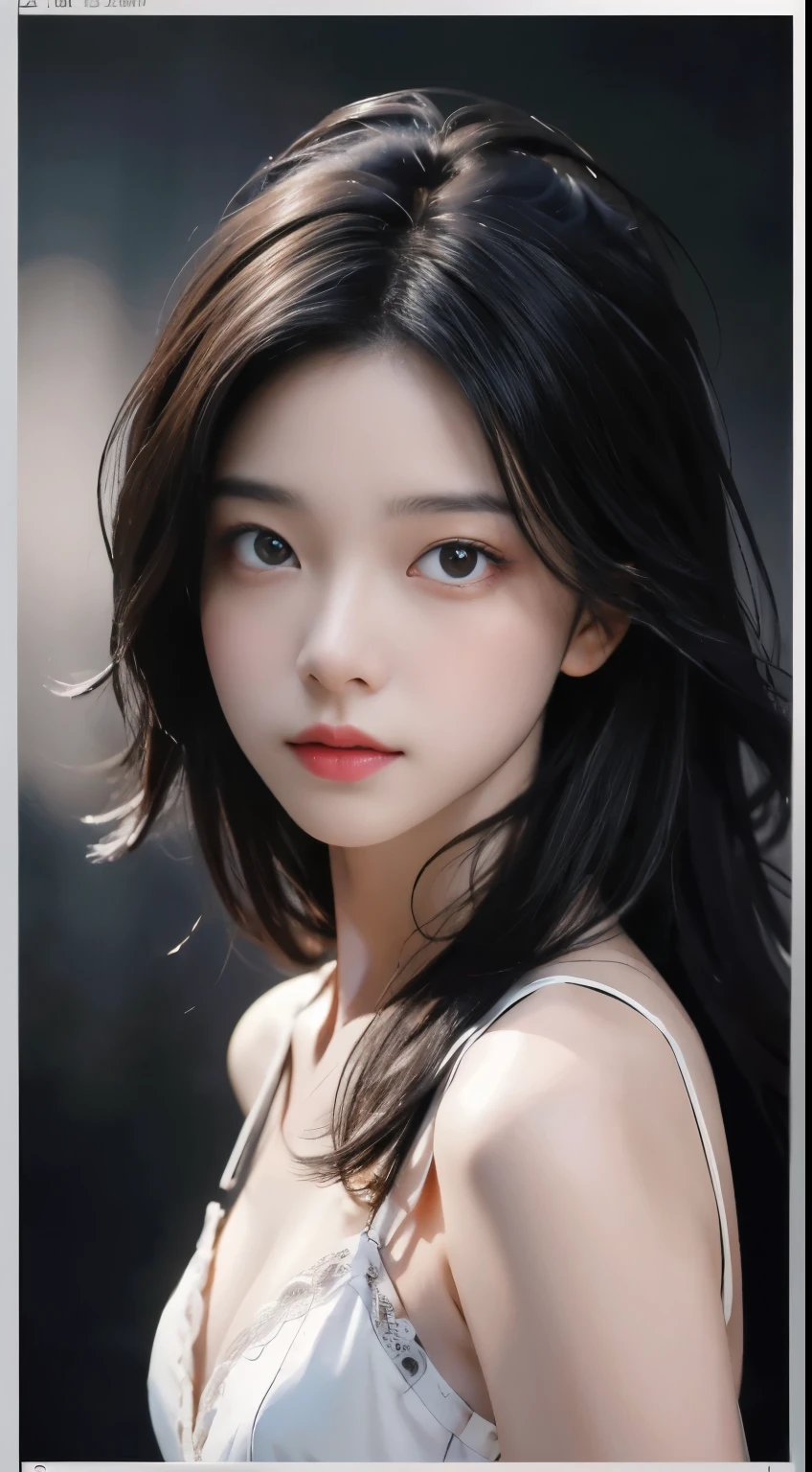 Young beautiful brunette  with black hair, Fair-skinned in white lingerie outside the playground, ((mince, )), (seins moyens),Realstic, photo, masutepiece, realism, realism, photoreallistic, high contrast, Art Station 8k HD Photorealistic Digital Art Trending Real Details, Detailed, textures de peau, Ultra-detailed, realistic skin textures, armure, Best quality, ultra highres, (photorealism: 1.4),, High resolution, Detailed, Photo brute, tranchant, Par Lee Jeffries 「Pellicule Nikon D850」file photo 4 Kodak Portra 400 F1 camera.6 Lenses Ultra-Realistic Color Rich TextureSpectacular LightingUnreal EngineCinestir Art Station800 Trends, corps entier,