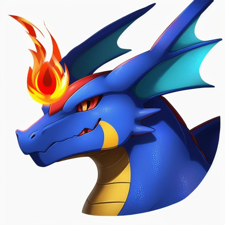 a close up of a cartoon dragon with a red and blue tail, similar to pokemon, dra the dragon, a red dragon, guggimon, new pokemon, fire type, style of pokemon, but as an anthropomorphic dragon, roshan, legendary dragon, portrait of a zentaur, charizard, slifer the sky dragon, official art