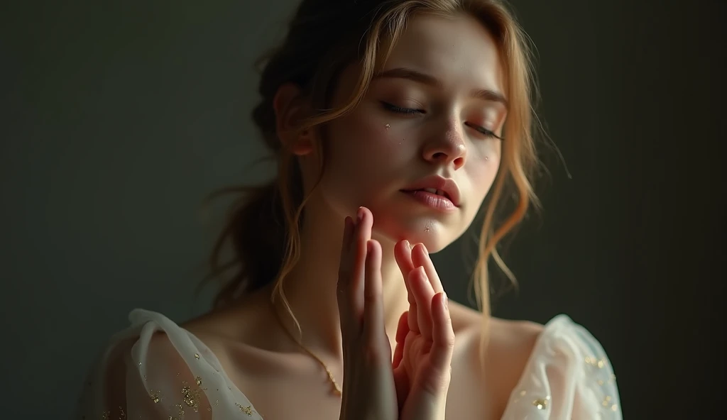 1girl in, surrealism, Verism, nffsw, Anatomically correct, Textured skin, masuter piece, high details, awardwinning, hight resolution, 8K,Unevenness of the skin,20yr old,