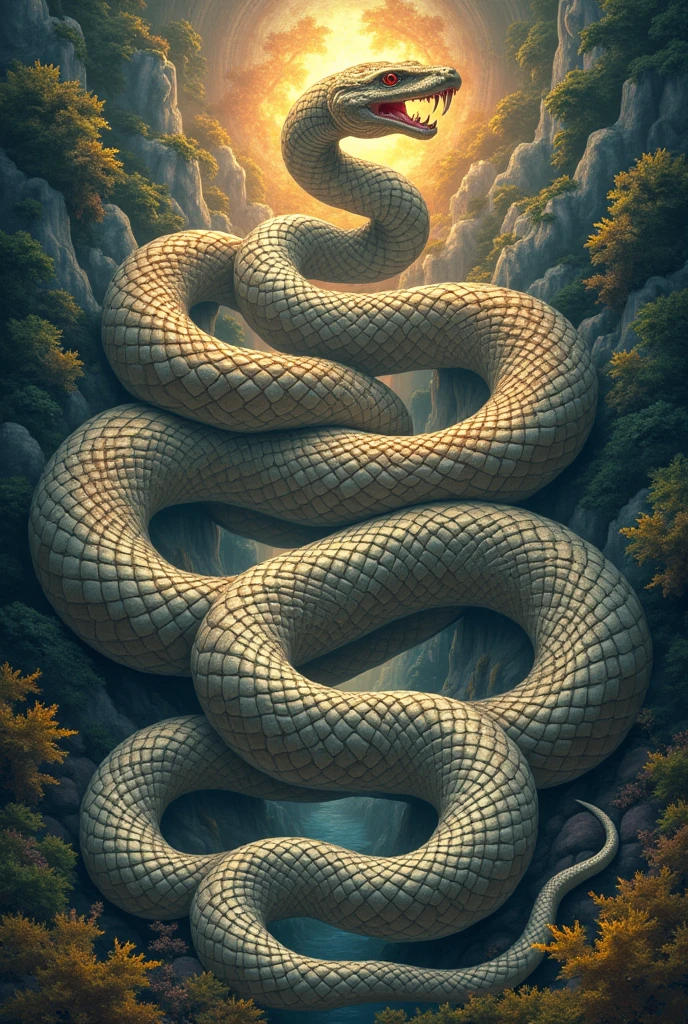 Hydra was a monstrous nine-headed serpent that terrorized the region of Lerna. Every time one of their heads was cut off, two new ones grew in their place. Herakles, as part of his Twelve Labors, was tasked with defeating the creature. With the help of his nephew Iolaus, he used fire to cauterize the wounds after cutting off each head, preventing them from regenerating. After a fierce battle, Herakles finalmente derrotou Hydra e enterrou sua cabeça imortal sob uma enorme rocha. As a tribute to this great battle, Zeus placed the image of Hydra in the sky as a constellation, symbolizing the fight against the impossible and the victory of courage over terror.