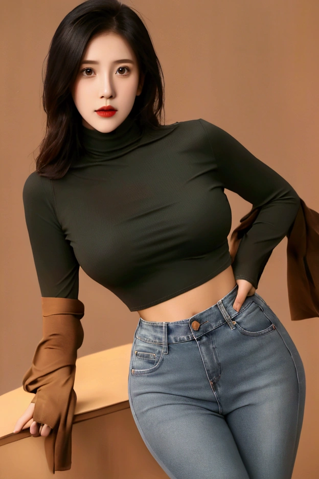 (Bird-eye perspective : 1.5), (((SFW : 1.2))), (intricate details:1.2), (masterpiece:1.3), (top quality:1.4), (Ultra A high resolution:1.2), 8K resolution, dark, (high quality), A woman is filming a Twitch broadcast, she is twitch streamer, she is look happy, korean, 23 years old, fairly slim body, femme fatale makeup, slim waist, her legs is slim and beautiful, fan service, hair turned to one side, hair bang, she being weared sleeveless knit and mini skirt, wearing pantyhose in the skirt, this scene is Personal broadcast interface screen, BJ, female's Cam, on a private broadcast., Shooting equipment, various props, a Girl's Room for personal photography purposes, being sexy pose and dancing on the chair, cowboy shot, her gaze looking downward, she is talking funny with you, daincing, both elbow and arms up, shake the hip, she makes interesting reaction poses herself, microphone on a desk, Chat communication with viewers, Show chat log, Show viewers list, twitchchat, blackout curtain installed background, indirect light, language is Korean, 화면에 이 영상의 조회수가 올라가고 있습니다, 그녀의 영상에 열광하는 시청자들은 그녀에게 온라인 후원을 하며 그녀에게 채팅을 요구합니다.