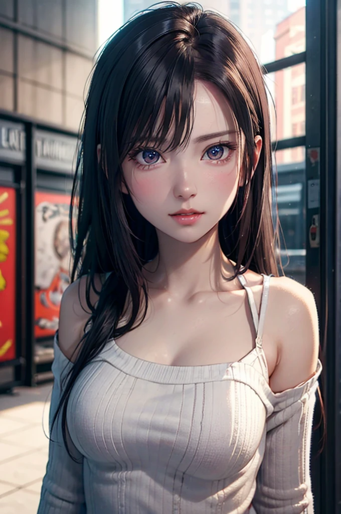 there is a woman that is standing on the street with a bag, hyperrealistic schoolgirl, 3 d anime realistic, realistic anime 3 d style, photorealistic anime, hyper realistic anime, photorealistic anime girl render, a hyperrealistic schoolgirl, realistic young anime girl, realistic anime, anime girl in real life, realistic schoolgirl, realistic - anime, attractive anime girl