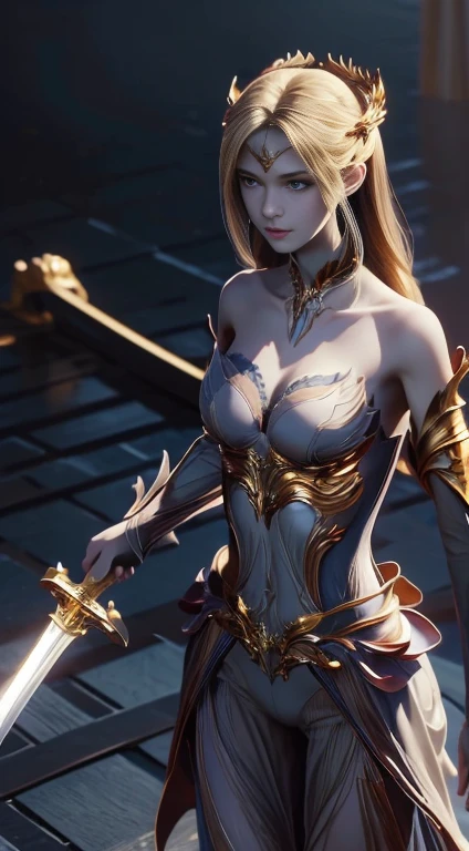 Exquisite,tmasterpiece,illustratio,Full body photo,Long blonde hair shawl,Extremely refined and beautiful,The is very detailed,CG,Solidarity,8k wallpaper,astounding,finedetail,tmasterpiece,best qualtiy,offcial art,the Extremely Detailed CG Unity 8K Wallpapers,absurderes,Incredibly Ridiculous res,hugefilesize,ultra - detailed,A high resolution,extremely detaile,Beautiful detailed girl,extremelydetailedeyesandface,beatiful detailed eyes,light in face,1girll,circle of the crone,, Real face, standing on your feet, shift dresses, Chinese_clothes, Natural face, Textured clothes, 耳Nipple Ring, eyeslashes, Hair_decorations, jewely, gentlesoftlighting, mont, nature scenes, blossom flower, cinmatic lighting,