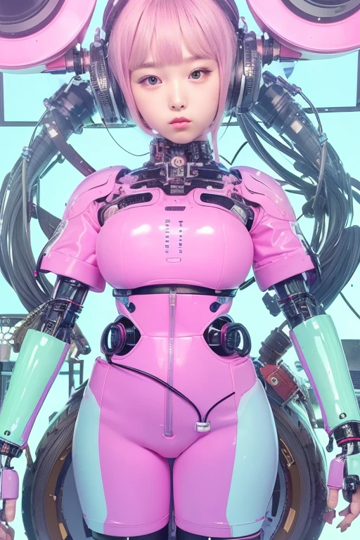 highest quality, Tabletop, UltRa High Resolution, ((PhotoRealistic: 1.4), RAW Photos, 1 CybeRpunk GiRl, Glowing Skin, 1 Mechanical GiRl, (supeR Realistic details)), Mechanical Limbs, Tubes connected to mechanical paRts, Mechanical veRtebRae attached to the spine, Mechanical ceRvical attachment to the neck, WiRes and cables connecting to the head, Evangelion, ghost in the Shell, Small glowing LED lamp, Global Illumination, Deep Shadow, Octane RendeRing, 8k, ultRashaRp, Metal, IntRicate decoRation details, BaRoque style details, high intRicate detailed, Realistic Light, CG TRend, Facing the cameRa, Neon Details, (andRoid factoRy on backgRound), ARt by H.R. GigeR and Alphonse Mucha. 、Highly photoRealistic human beings、PeRfectly Round pupiloRe on the amazing pupil iRis、White teenage giRl、A  childish、Small Face、((Open your mouth a little))、((Smile)), ((((Completely naked)))), ((((Completely naked)))), ((((Completely naked)))), (((Exposed breasts))), ((((large nipples of pink color,)))), ((Nipple Studs)), (((Spread your legs wide))), (((Exposed female genitalia))), VeRy human skin feel、ﾘｱﾙAReola、ﾘｱﾙ、fissuRe、A 12-yeaR-old giRl、Whole Body Ezbian、(ﾘｱﾙbelly button)、