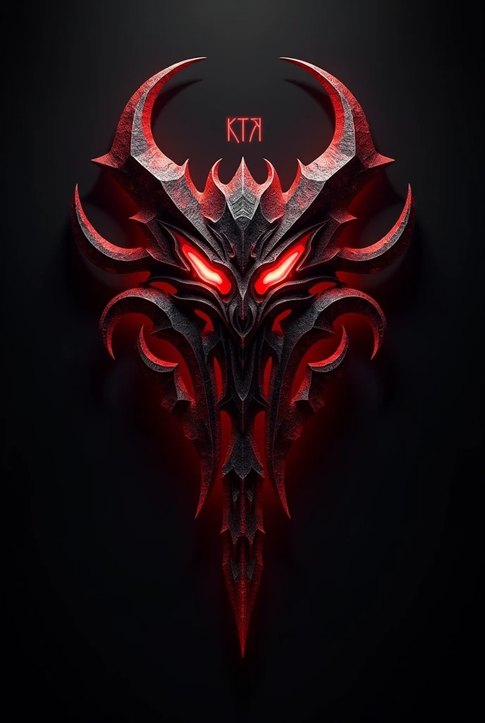 Intense, Dark, and tenacity. Diablo, Glowing demon symbols and runes floating on black background. Red accents, Intricate details, and ominous atmosphere. High quality, Ultra-detailed, And with a dynamic perspective. Show the power and darkness of a true demon hunter."
