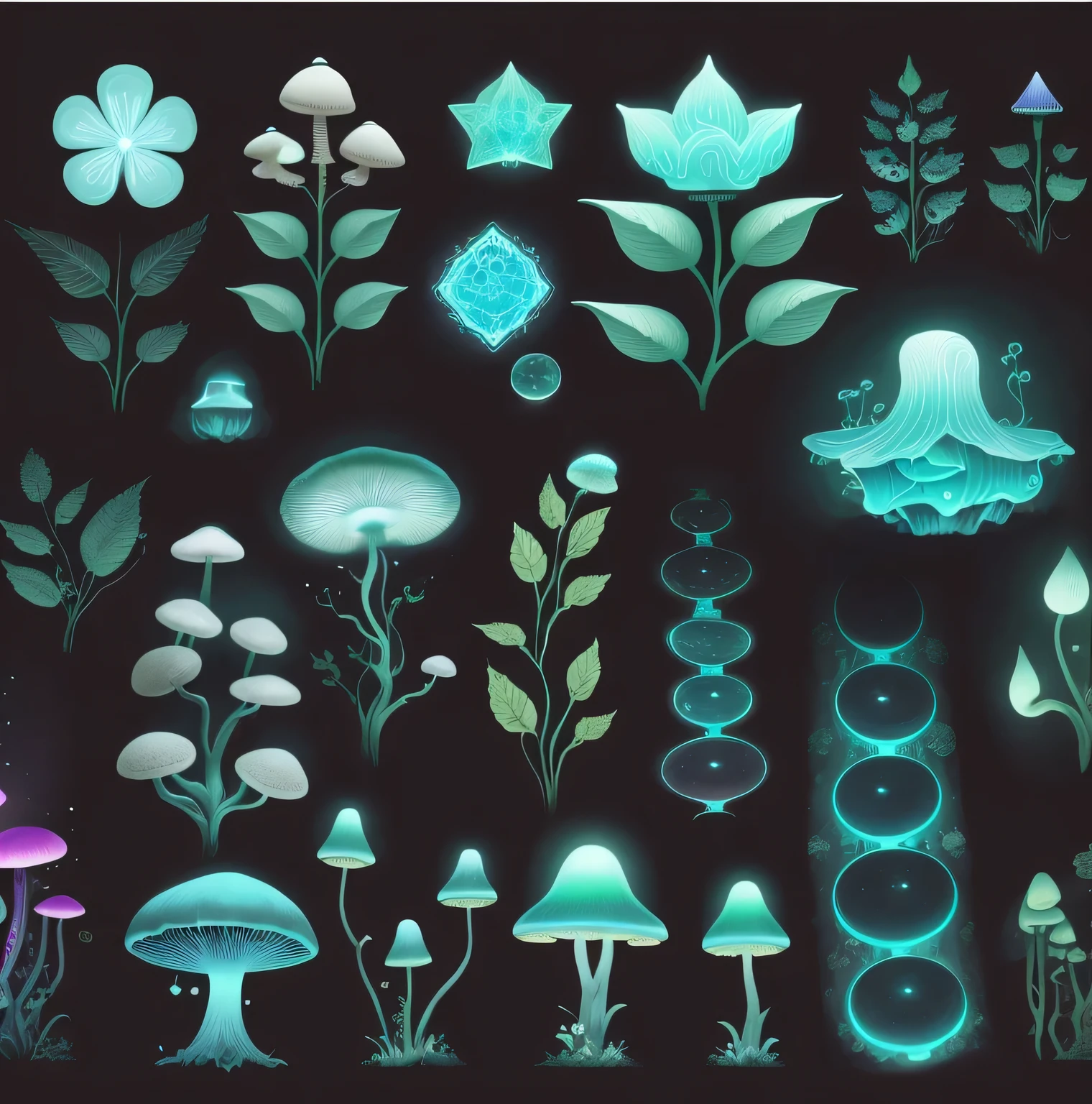  Fantasy Magic Vegetation , 高度 Detailed plants , 详细的Glowing Plants,  Detailed plants ,  stylized vegetation ,  game assets with plants ,  props containing mushrooms ,  Plants and Mushrooms ,  Art Nouveau jungle environment  , Plant environment, Fractal plants , Hanging Plants ,Glowing Plants,Glowing Mushrooms , Detailed Game Art ,环境设计插图,, 2D game material, unnatural shape ,environment  conceptual art ,2D conceptual art  , 2D game material. conceptual art ,Visual development,  Magical Surrealism , Surreal illustration, painting,  K8 HD quality New Hyper-realistic , Whimsical Art, , fantasy, Magical Reality , Strange art ,Glowing Plants,Glowing Mushrooms , Detailed Game Art ,环境设计插图,, 2D game material, unnatural shape ,environment  conceptual art ,2D conceptual art  ,sharp crystal , 2D game material. conceptual art ,Visual development, 魔幻superrealism, 超Reality插图, painting,  K8 HD quality New Hyper-Reality, Whimsical Art, , fantasy, Magical Reality, Strange art, Popular Hyper-Reality,There is a surreal painting,Surreal dream landscape, a Surreal dream landscape, Super Reality Dream, 4K Ultra Reality, Surreal landscape, Super Reality Background, Hyper-Reality Art, Surreal dream landscape, Super Reality Scene, New Hyper-Reality. The art of mathematics, surreal The art of mathematics, surrealistic The art of mathematicswork, Surreal landscape, Hyper-Reality of magical shapes, artstyle bse fascinating art style fusion , this illustration combines the HyperReality of Salvador Dal, the intricate Symbolism of ( Hironimus Boss ), the dreamlike landscapes of Yves Tangji, the mind-bending perspectives of rice.c. Escher, and ((( Fantastic Beauty of Anna Dittman))).  works in chaos , Melting Dal ,  The Wonderful Creature of Boss , Tangji&#39;s otherworldly landscape, Escher's impossible geometries, and Dittmann&#39;Beautiful characters. The final product is a fascinating and mysterious work of art.，Bringing the audience into a realm where reality and imagination are intertwined. (painting), (Fine lines), ( exquisite details) (Traditional canvas), (rich texture and depth of color), superrealism, Symbolism, Dreamlike scenery, (( Fantastic Beauty)), ( salvador dali style ,  Hironimus Boss , Yves Tangji, rice.c. Escher, and Anna Ditman), (Carmine ), (indigo), (Sand color), ( bright colors),  Quality