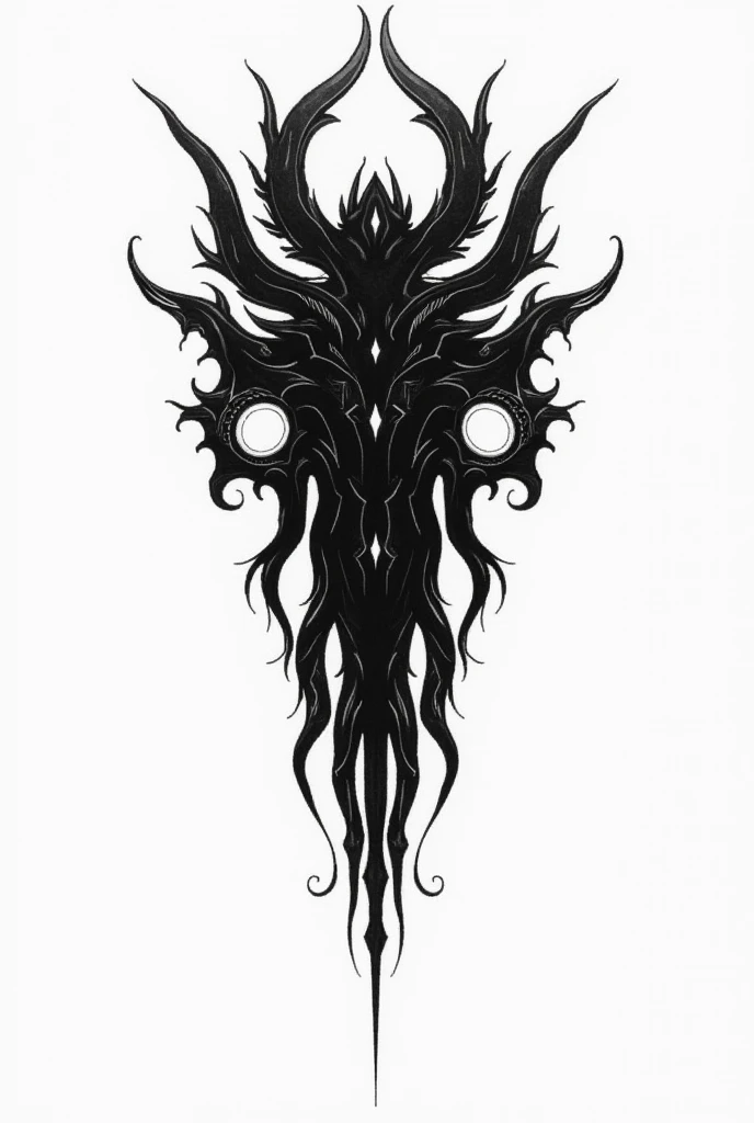 Branch-filled logo featuring Norwegian black metal forces named Lacrimisus 
