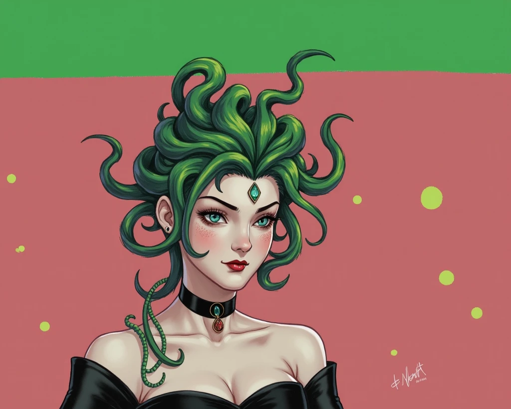 score_9, score_8_up, score_7_up, score_6_up, score_5_up, score_4_up,  c0l0ursk3tch, 1girl, sketch, snake hair, medusa fantasy