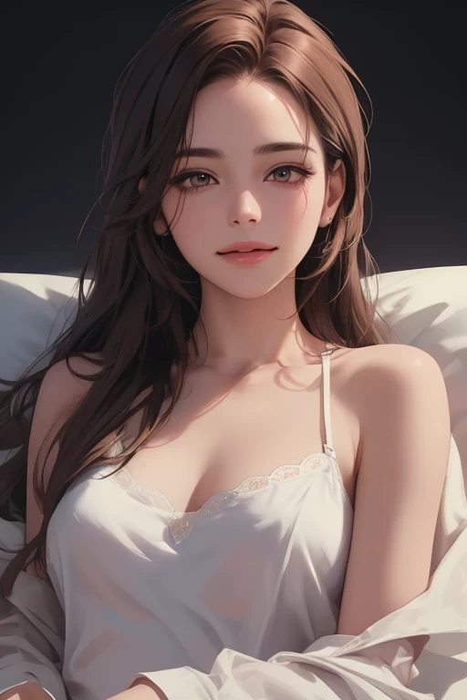 realisticlying,16yo girl,Super close-up of the face、Ghanaians can't see clothes、Face Real,Lustful face,ssmile、sit on a bed、Look straight up and look at us、Cleavage emphasis,My breasts are really getting bigger.,Cleavage emphasis,(Super large zoom of chest)、Sexy red micro bra
