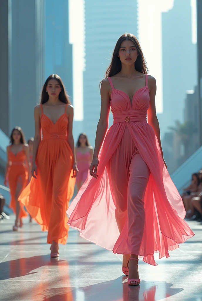 Here’s a 15-second script idea for a clothing brand promotional video using AI visuals:


---

Title: "Redefine Your Style with [Four]"

[Scene 1: Dynamic AI Animation of Fabric]
(0–4 seconds)

Visuals: A swirl of vibrant fabrics morphing into modern clothing styles.

Voiceover: "From timeless elegance to bold trends, redefine your style with [four]."



---

[Scene 2: AI-Generated Models Walking a Virtual Runway]
(4–10 seconds)

Visuals: AI-generated diverse models showcasing your clothing collection on a futuristic runway.

Voiceover: "Our designs are crafted for every body, every mood, and every moment."



---

[Scene 3: Text Overlay with Call-to-Action]
(10–15 seconds)

Visuals: A sleek AI-rendered cityscape with your logo and tagline appearing boldly.

Voiceover: "Explore the future of fashion today. Shop now at [yourwebsite.com]."

Background: Uplifting, modern instrumental music fades out.



---

Would you like adjustments to this, or do you have specific visuals in mind?


