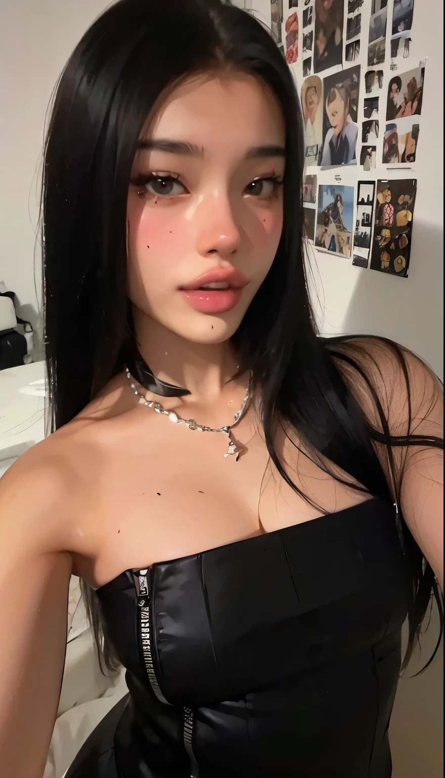 mermaid eyes, sensuous, latina, Bblack hair