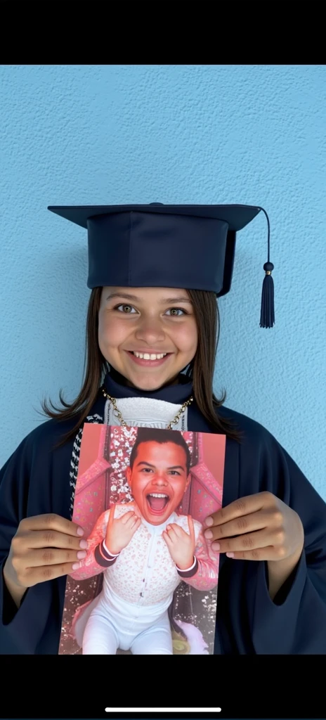 Black  in a photo studio with a white background full of red and white gift boxes, barnet, menino pele preta, cabelo crespo, 11 yek child, com gorroapai noel, vestida com uma t shirt branca