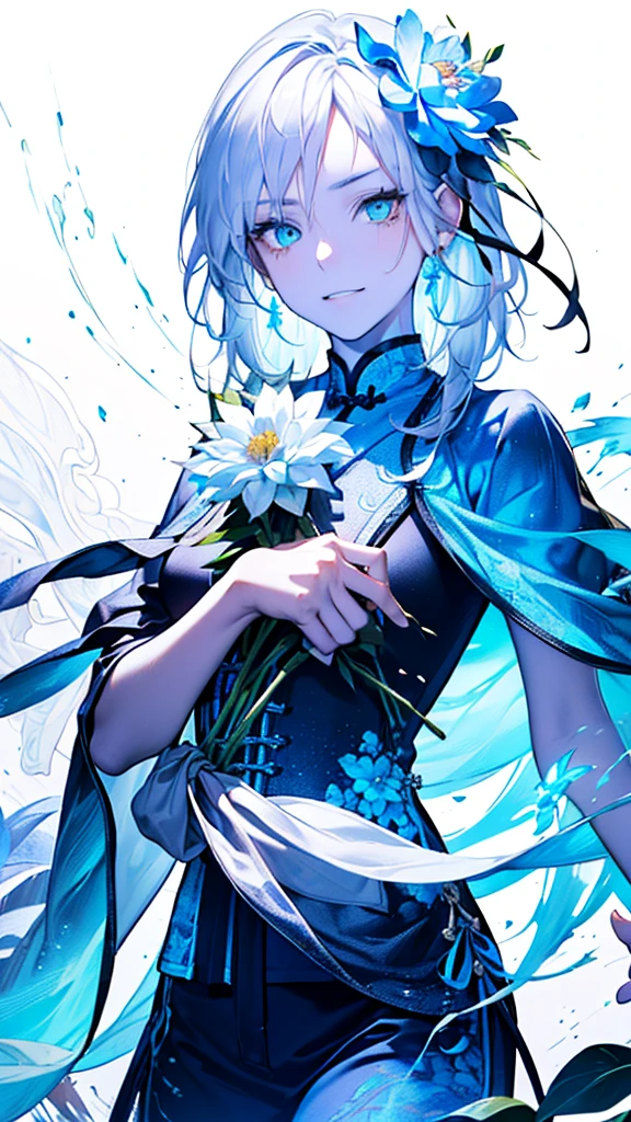 (space:1.3), (extremely detailed CG unity 8k wallpaper, masterpiece, best quality, ultra-detailed, best illumination, an extremely delicate and beautiful, original), (solo:1.5), (illustration:1.5), Beautiful detailed girl, ((blue)), (cowboy shot:1.4), (fluttered detailed ink splash, color Ink wash painting), (detailed eyes:1.4), ((beautiful detailed face)), (eyes closed :1.5),glowing eyes, medium_breasts, Light_smile, ((detailed hair accessories, fantasy cloth, intricated filigree)), (bright stars, the universe, cosmos, star surround character, outer space, Saturn ring:1.5, petals, lotus, floating flower)
<lora:lifeAndDeath_v10:0.7>