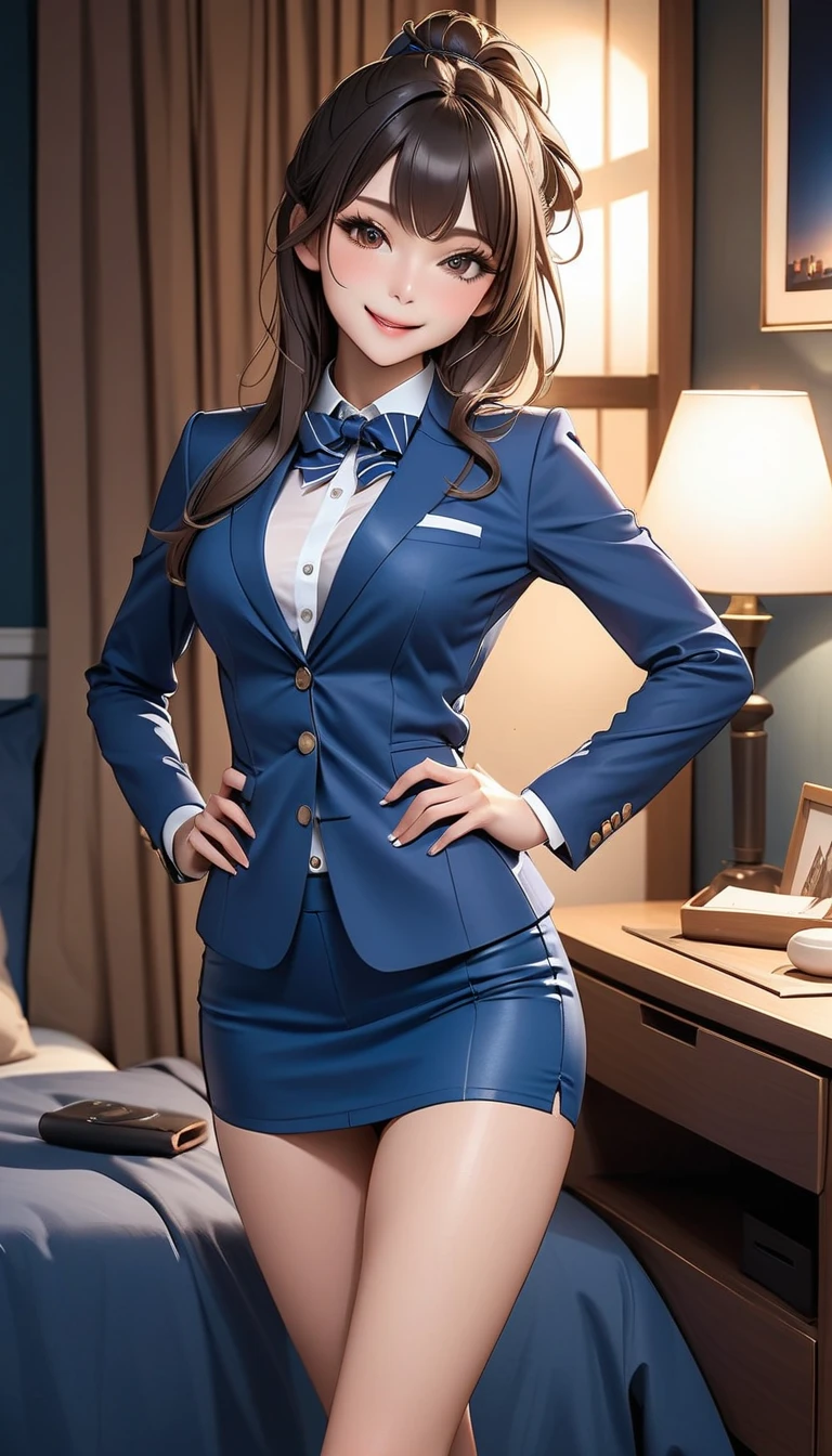 (8k, Raw photo, highest quality, masterpiece:1.2), masterpiece, highest quality, figure, Very detailed, Fine details, High resolution, 8k,wallpaper, Perfect dynamic composition,(Detailed high quality, Realistic depiction of eyes:1.3), ((2 girls, 2 high school girls)), The background is a room in a luxury hotel、 uniform、blazer 、Super Short Check Uniform Skirt、Navy blue knee-high socks、garter belt、huge 、Disheveled uniform, Play with each other,Touching each other's bodies,Touching the body of the girl next door, Short Bob Hair, Black hair color, hugeな胸, Big Natural Color Lip, Bold sexy pose, (Perfect figure), Crying a little、Cold Stare, Beautiful Makeup,Glitter makeup,The cutest 18 year old, Beautiful feet, Gravure idol pose, Voluptuous thighs, Spread your legs, Flip up the skirt, Lace panties