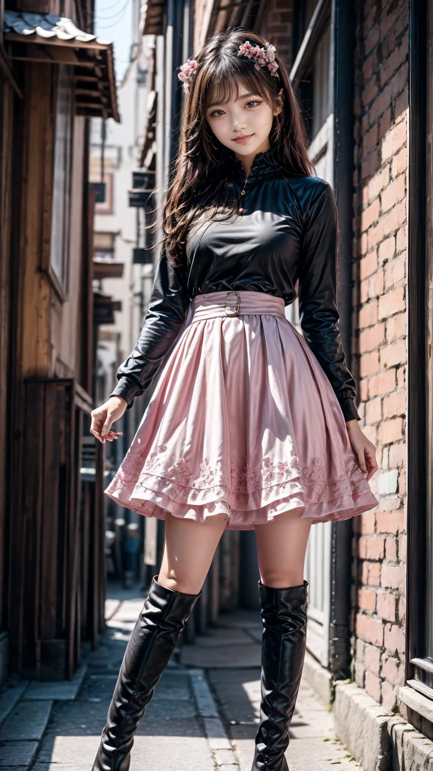 Country Street ,,, (Outdoor, Night:1.5,Ultra Slender Face,((Realistic lighting, Best Quality, 8K, Masterpiece:1.3)),(Masterpiece, Best Quality, Ultra Detail, High Definition), Perfect Face, Side Light, Glossy Skin, (Bloom), (Glow), Lighting, Ray Tracing, One Girl, Solo, Black Hair, Sweater, Black Beautiful Eyes, Mini Skirt, Dress, Hair Bow, Pink Mini Skirt ,(((quadruped))), (taken from the butt))), bow, lips, (cotton undergarment), turtleneck sweater, curls, chest, turtleneck, parted lips, jewelry, depth_of_field, very detailed background, masterpiece, super detail, great composition, dynamic angle, (wide angle lens from below), very sleek and beautiful, (highest quality) , (Masterpiece), Depth of Field, Solo, Extreme Light and Shadow, Masterpiece, Rich Detail, (Fine Function), (Best Quality), (Masterpiece), (Eye for Detail), (Beautiful) Detail, Eye for Beautiful Detail, (Straight Up), (Highly Detailed CG Unity 8k Wallpaper), (Masterpiece), (Best Quality), (Super Detail), (Best Illustration) (Best Shadow), Perfect Lighting, Perfect Anatomy, Human body balance rigorous, camera gaze, (((butt shooting))), butt up,