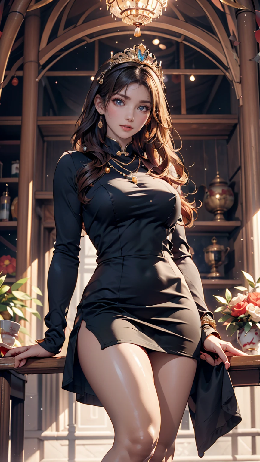 (masterpiece, best quality, hires, high resolution:1.2, 4k, 8k , high quality), extremely detailed, realistic, intricate details, highres, 1boy, 1girl, solo, red long hair, blue eyes, blush, freckles, (large breasts, thick thighs, wide hips), arched back,(cinematic lighting, sunlight, perfect lighting, backlighting), eye-level shot, extreme close-up-shot, naughty look, looking at viewer,
deskroom, resting on desk
<lora:edgPencilDress_MINI:0.8> edgpdress, pencil dress, dress, embroidery, black