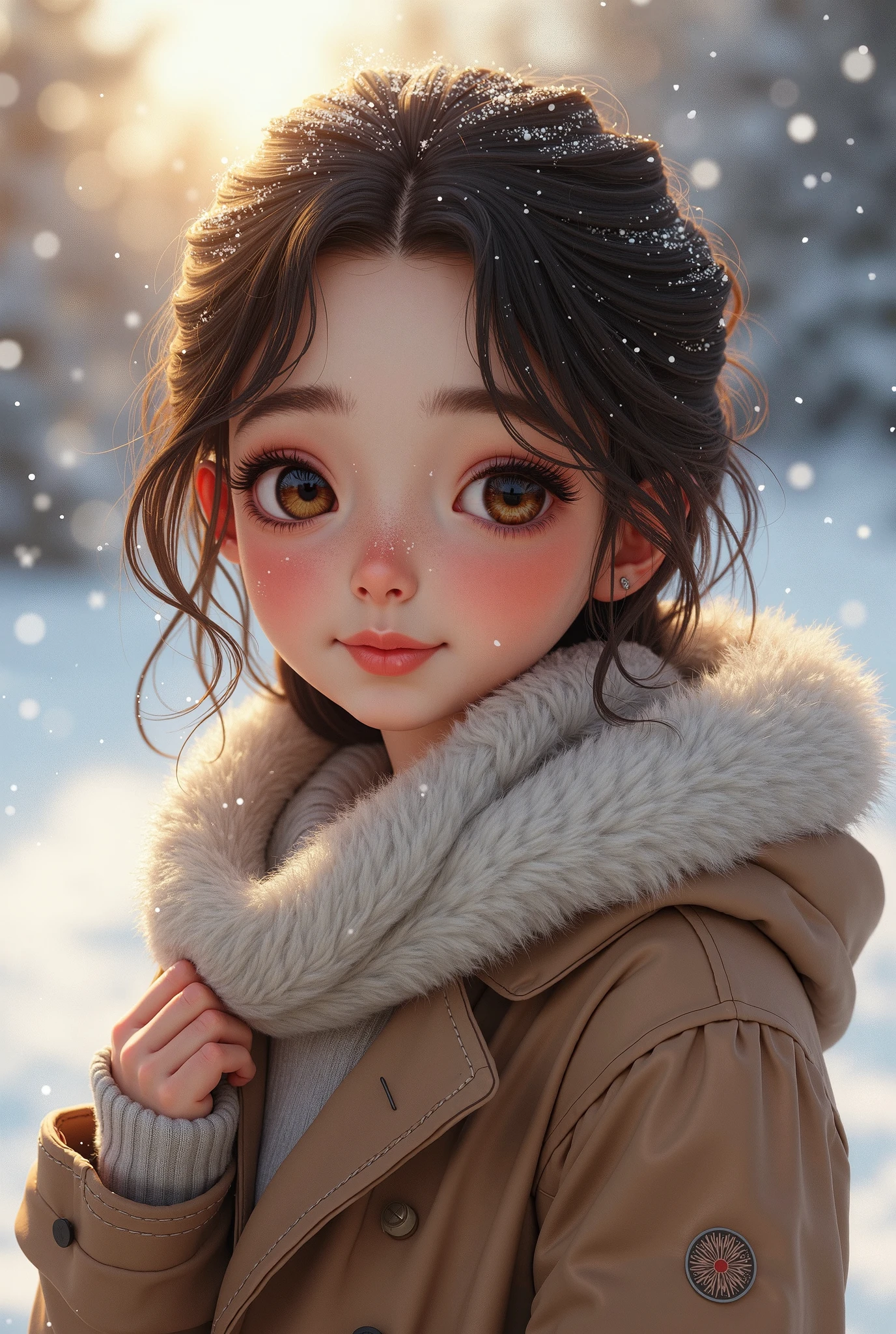A student with shaggy hair and eyes