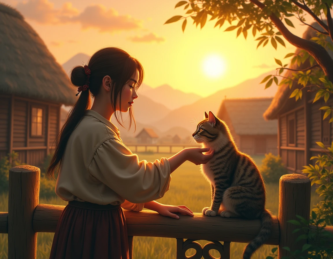 1 girl, dog,,,