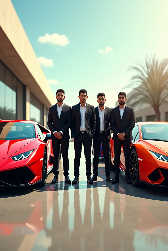 Homens,terno,carros,imponentes,ultra realista, mansion