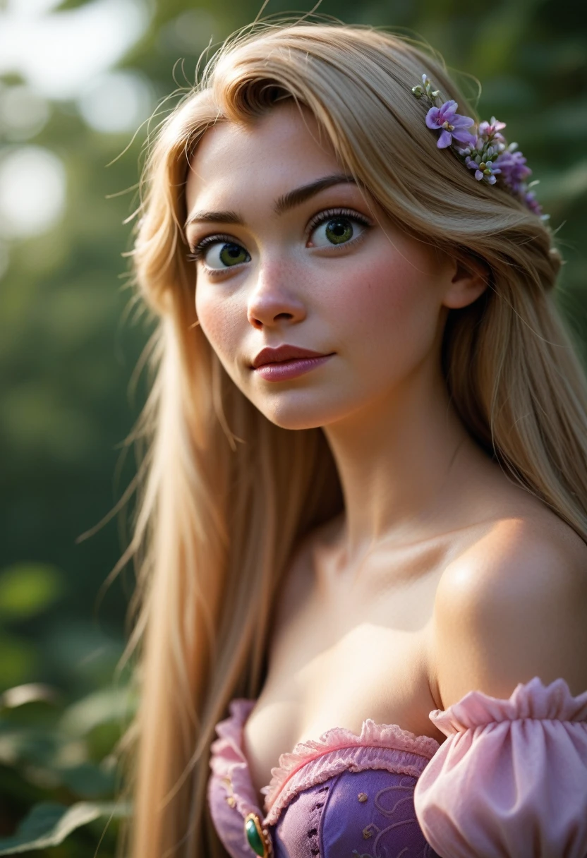 Sexy Anna, dressed Erotically, in the gardens of the castle, (detailed eyes, detailed lips). (bestquality,4k,8k,highres,masterpiece:1.2),ultra-detailed,(realistic,photorealistic,photo-realistic:1.37), HDR, UHD, studio lighting,